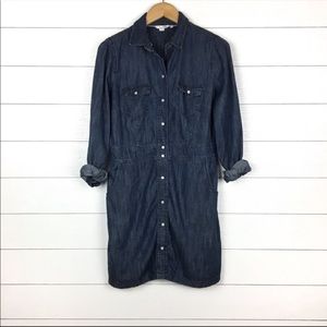 Boden Dark wash Denim Dress size 10